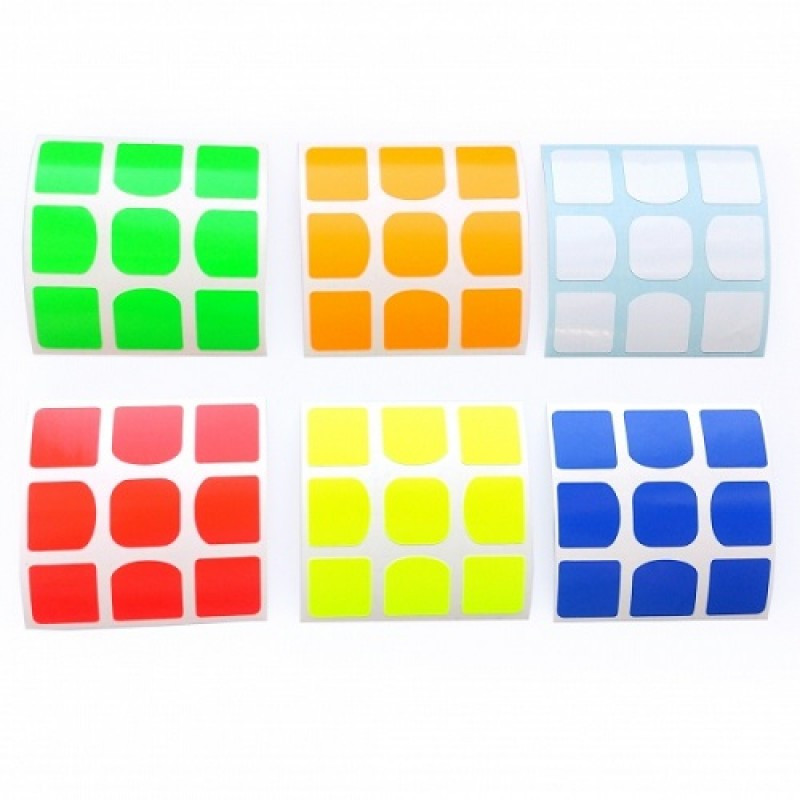 Наклейки для кубика 3х3 (MoFangGe Valk 3) / Стикеры - фото 2 - id-p172367584