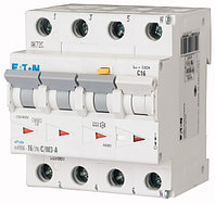 Дифференциальный автомат Eaton mRB6-16/3N/C/003-A, 3P+N, 16A, C, 6KA, 30MA, ТИП А, 4M