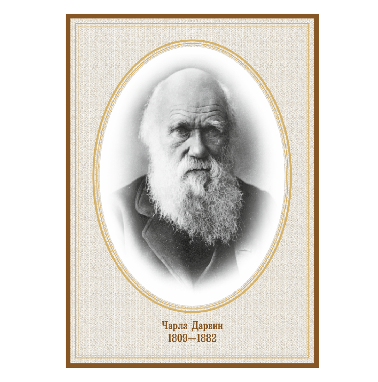 Школьный стенд в кабинет биологии - портрет "Чарлз Дарвин" - фото 1 - id-p172368805