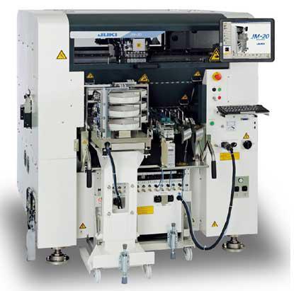 Автомат для смешанного монтажа ПП с SMD-, ТНТ- и компонентами JUKI JM-20 - фото 1 - id-p172373652