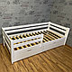 Кровать Ecodrev Классик с бортиком и ящиками (белая) + матрас Kinder 4, фото 6