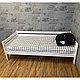 Комплект Кровать Ecodrev Классик без бортика и ящиков (белая) + матрас ТОП-4, фото 3