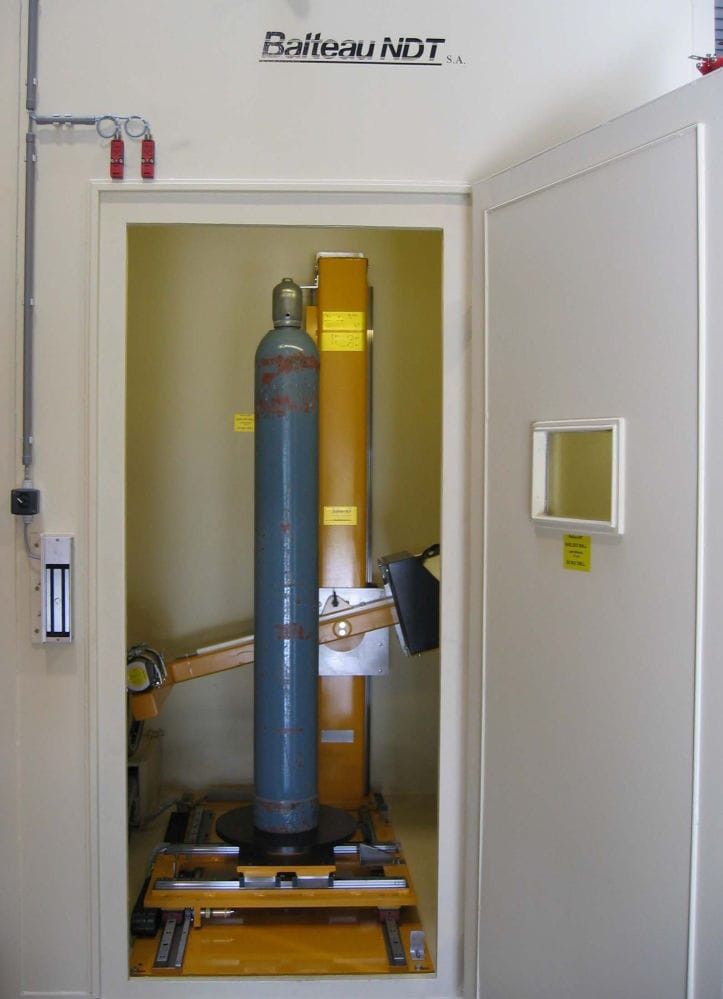 Рентген-система контроля сварных баллонов с коммунально-бытовым газом Balteau NDT AIS201 - фото 1 - id-p172373152