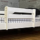 Комплект Кровать Ecodrev Классик с бортиком и ящиками (белая) + матрас ТОП-4, фото 9