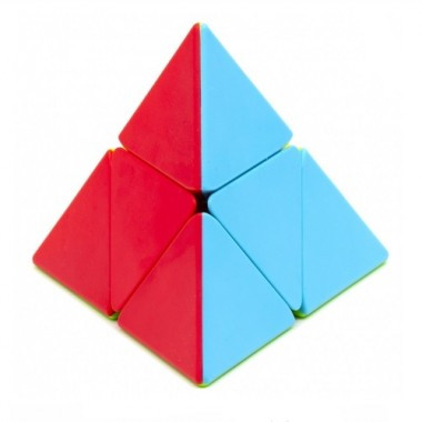 Пирамидка QiYi MoFangGe 2X2 PYRAMORPHIX / Пирамида / цветной пластик / без наклеек / Мофанг, фото 1