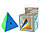 Пирамидка YJ 2x2 Pyraminx / Пирамида / цветной пластик / без наклеек / ВайДжей, фото 5