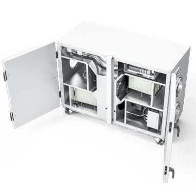 Компактная вентиляционная установка с боковым подключением воздуховодов FläktGroup eCOSIDE - фото 4 - id-p172375515