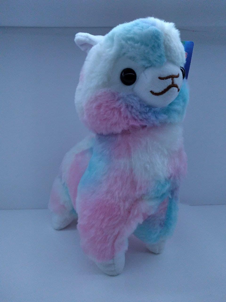 Альпака цветная 30см, игрушка мягкая topbear 166-6
