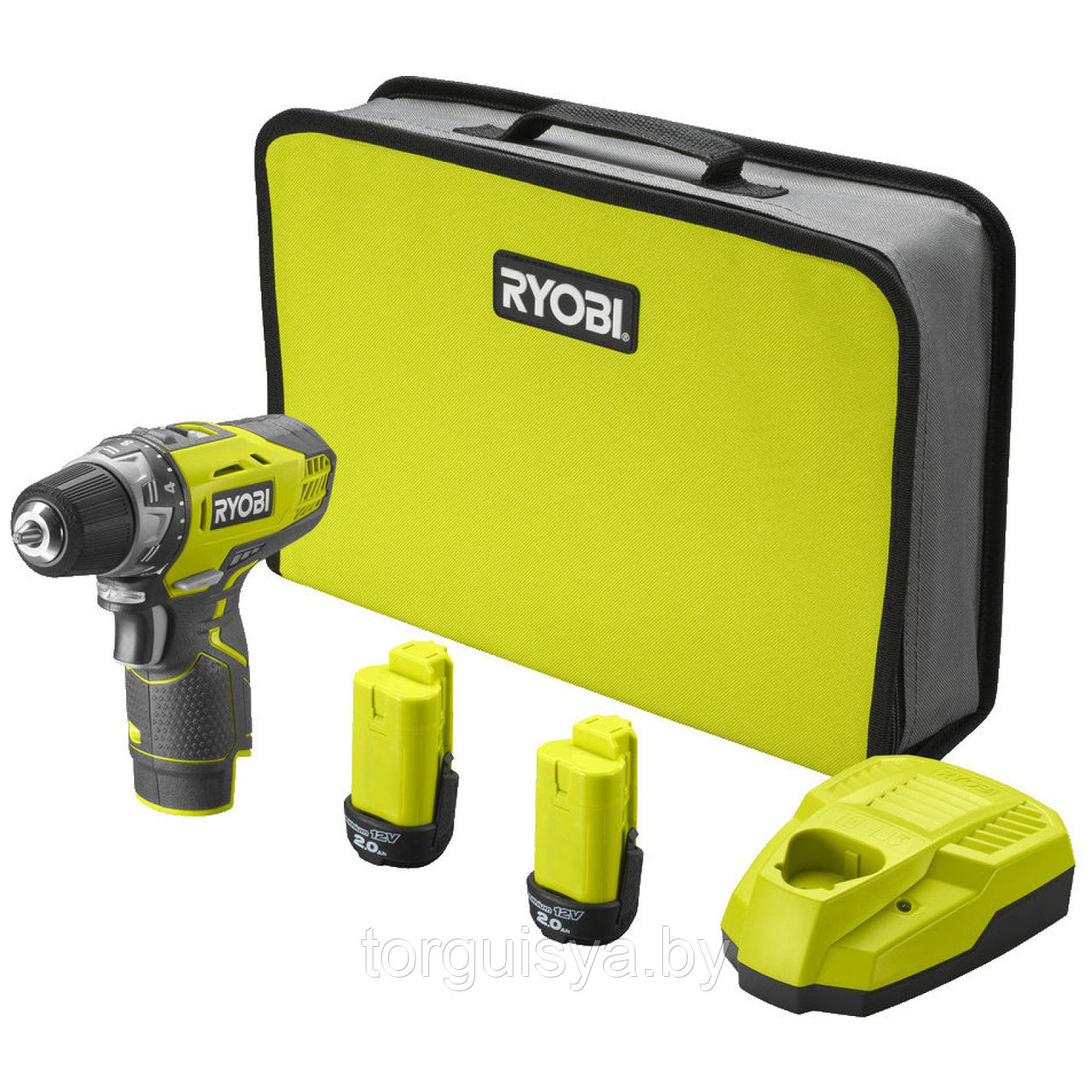 Дрель-шуруповерт аккумуляторная RYOBI R12DD-220S