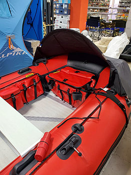 IvlerBoat Носовой рундук М2ПК (2 подстаканника и карман на лицевой стороне) Большой(Широкий нос лодки)