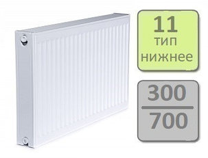 Радиатор стальной LEMAX Valve Compact 11-300 700, фото 2