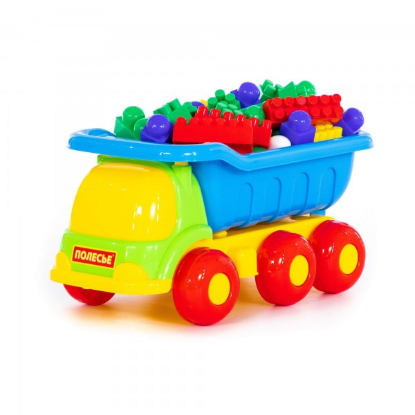 Детская игрушка Автомобиль-самосвал "Универсал" с конструктором арт. 1664 Полесье - фото 1 - id-p172381544