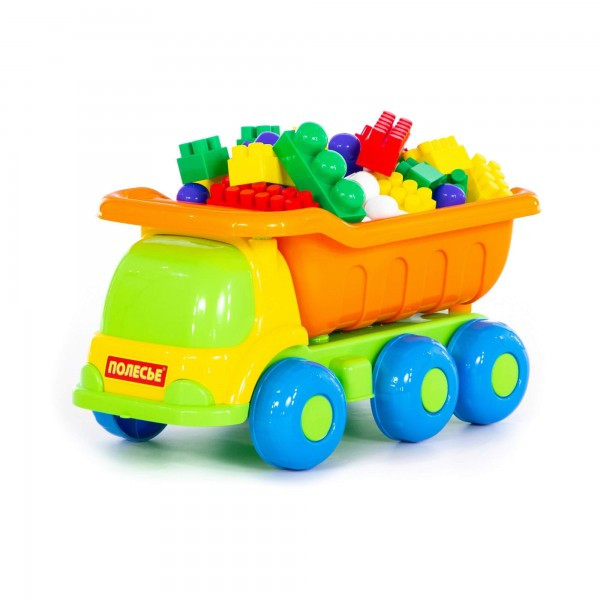 Детская игрушка Автомобиль-самосвал "Универсал" с конструктором арт. 1664 Полесье - фото 4 - id-p172381544