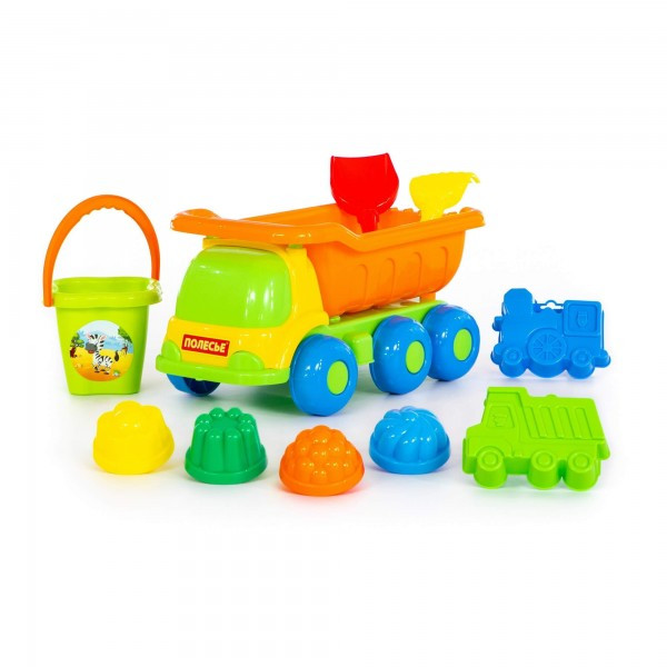 Детская игрушка Автомобиль-самосвал "Универсал" с набором для песка №1 арт. 1688 Полесье - фото 4 - id-p172381545