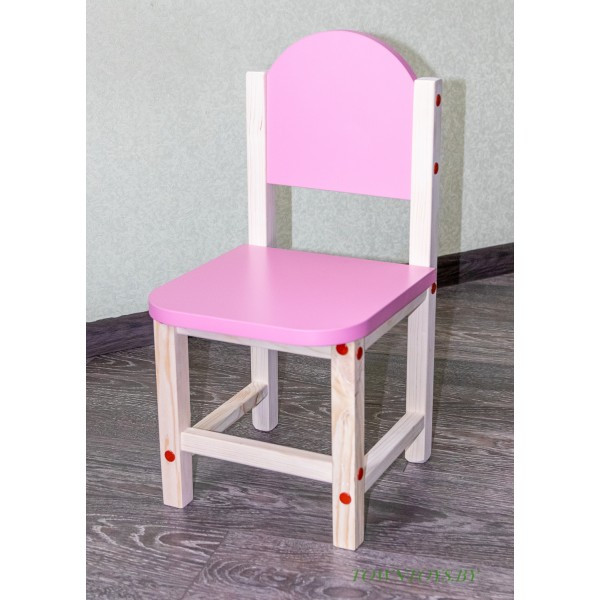 Детский стульчик для игр и занятий «Розовая пантера» арт. SDLPN-27. Высота до сиденья 27 см. Цвет розовый с - фото 2 - id-p172381555