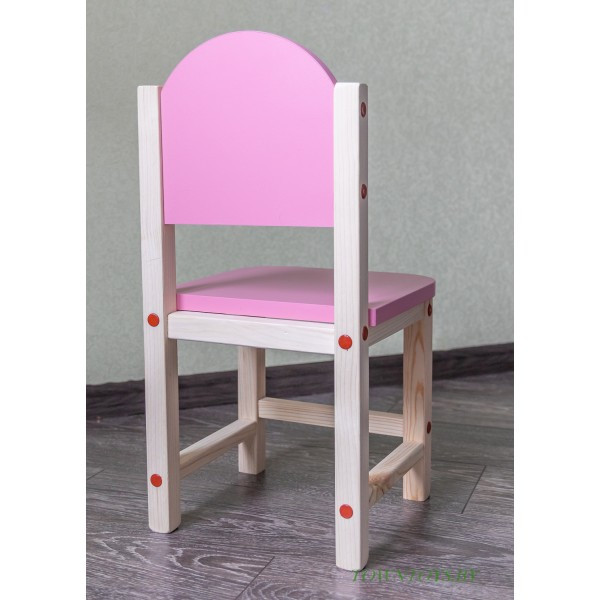 Детский стульчик для игр и занятий «Розовая пантера» арт. SDLPN-27. Высота до сиденья 27 см. Цвет розовый с - фото 3 - id-p172381555