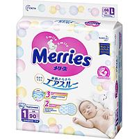 Подгузники Merries (до 5 кг), 90 шт