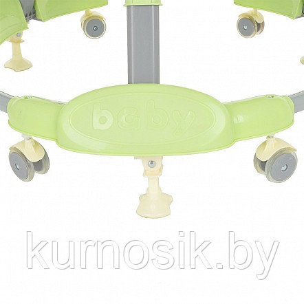 Ходунки BAMBOLA "Зайчик" (круглые), силиконовые колеса, музыкальные игрушки - фото 5 - id-p172382730