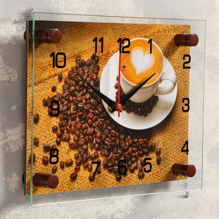 Часы настенные, серия: Кухня, "Кофе", 20х26 см, микс - фото 2 - id-p172346194