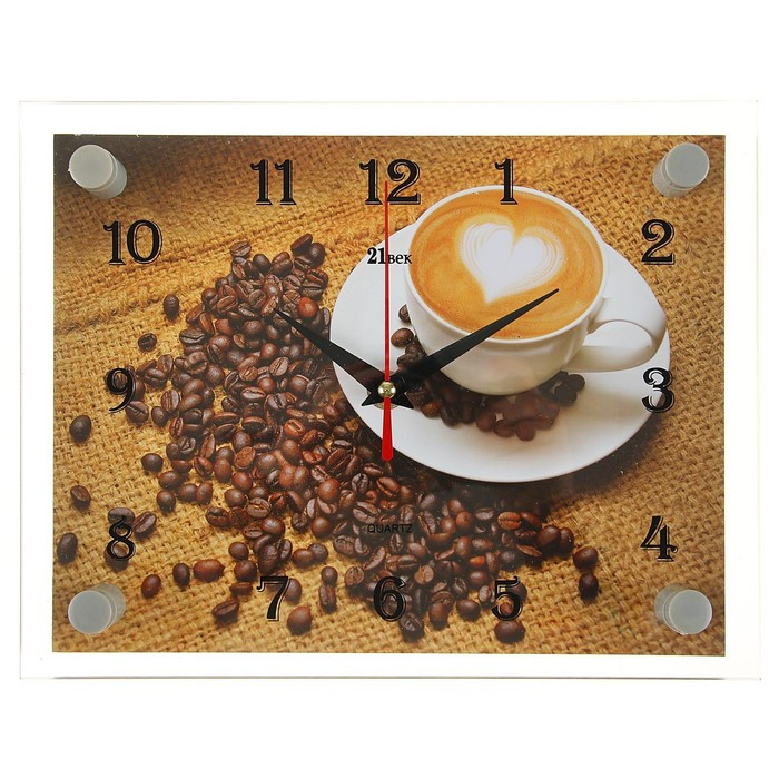 Часы настенные, серия: Кухня, "Кофе", 20х26 см, микс - фото 4 - id-p172346194