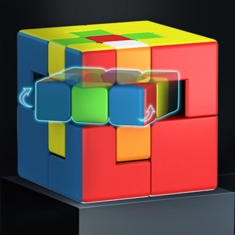 Головоломка MoYu Puppet Cube / цветной пластик / без наклеек - фото 6 - id-p172383565