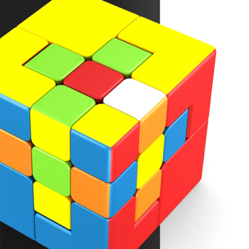 Головоломка MoYu Puppet Cube / цветной пластик / без наклеек - фото 7 - id-p172383565