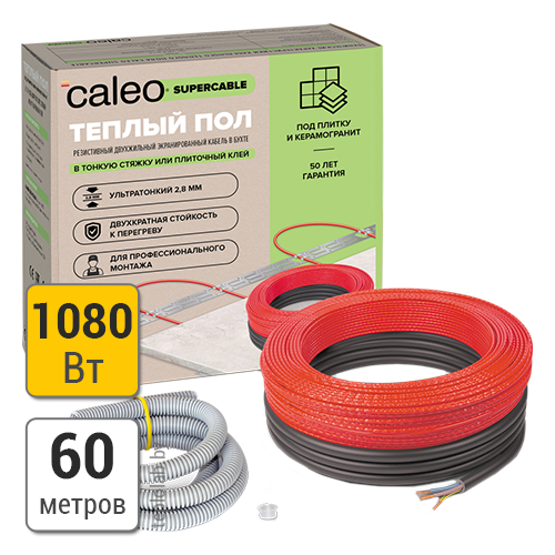 Caleo SuperCable 18W-60 кабель нагревательный - фото 1 - id-p172383603