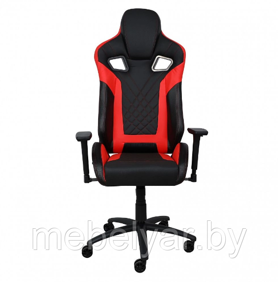 Кресло поворотное VIKING, красный+черный AksHome - фото 2 - id-p172383747