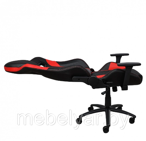 Кресло поворотное VIKING, красный+черный AksHome - фото 3 - id-p172383747