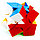 Головоломка MoYu MFJS MeiLong Polaris Cube / цветной пластик / без наклеек, фото 5