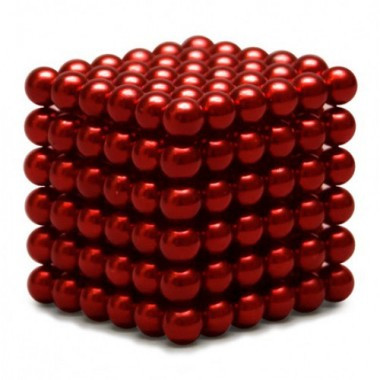Неокуб 5 мм / Магнитные шарики / Головоломка магнитная / Нанокуб Красный - фото 1 - id-p172387456