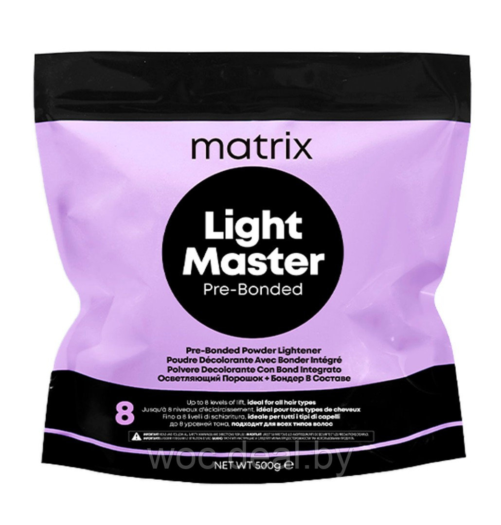 Matrix Порошок для осветления волос с бондером Pre-Bonder Light Master, 500 г - фото 1 - id-p167479561