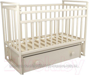 Детская кроватка ФА-Мебель Дарья 1 (слоновая кость)