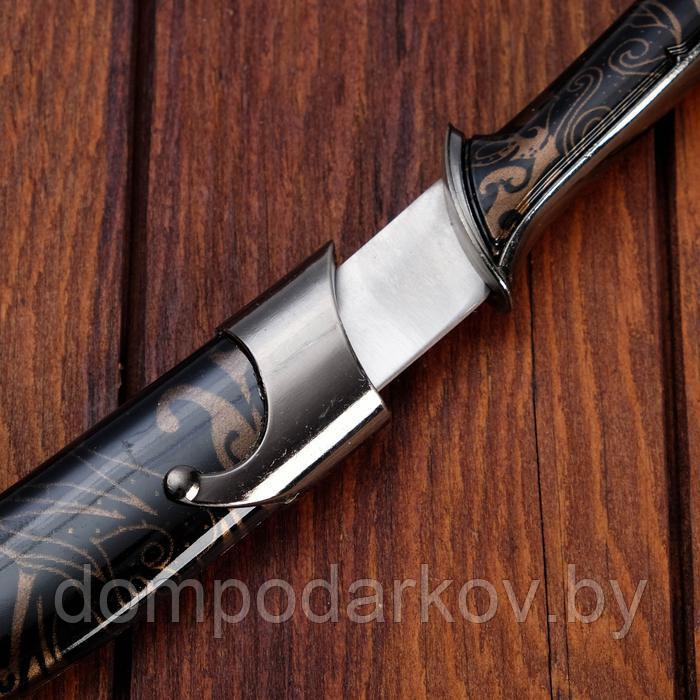 Нож черный в чехле (узор) пластик, 28 см - фото 5 - id-p172401471