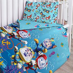 Детское постельное белье в кроватку «Щенячий патруль» Морские щенки 701826 (Детский)