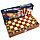 Шахматы магнитные деревянные 3 в 1 арт. W 7703 / Xinliye, фото 6
