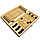 Шахматы магнитные деревянные 3 в 1 арт. W 7704 / Xinliye, фото 3