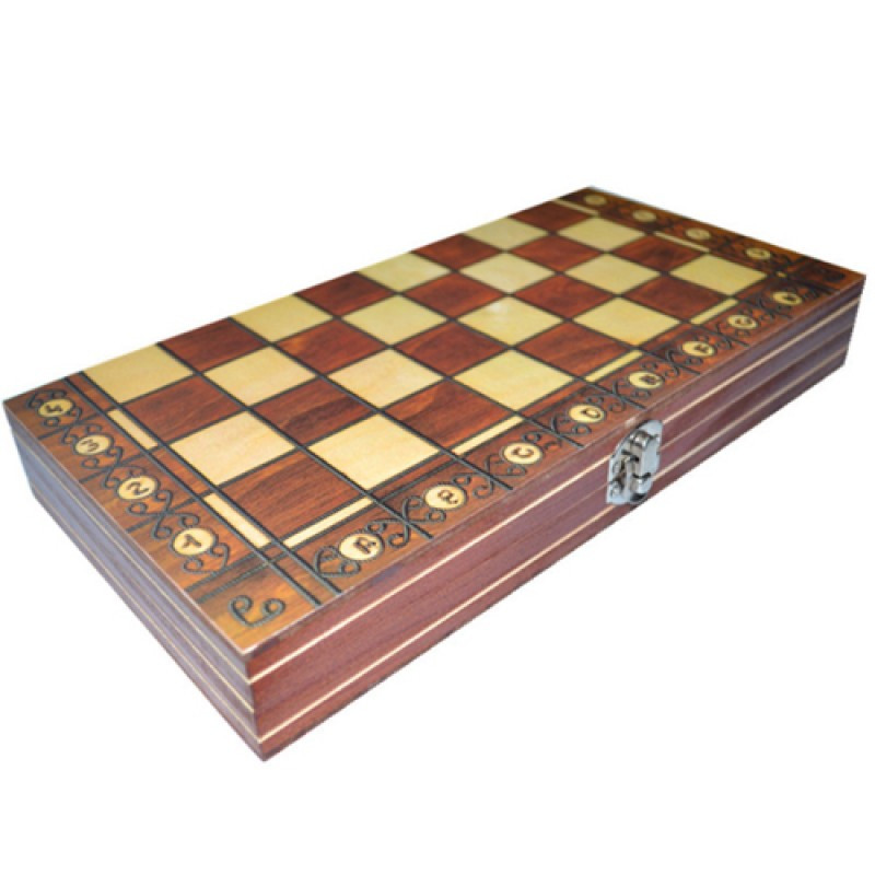 Шахматы магнитные деревянные 3 в 1 арт. W 7704 / Xinliye - фото 5 - id-p172403524