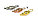 Мормышка Ф 3,5 вольфрамовая "нимфа с ушком" (гальваника). Медь., фото 3