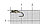 Мормышка Ф 3,5 вольфрамовая "нимфа с ушком" (гальваника). Черный/Бронза., фото 2