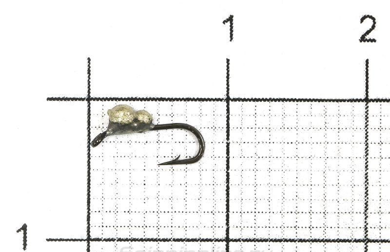 Мормышка Ф 2,0 вольфрамовая "самка муравья с ушком" (гальваника). Никель. - фото 2 - id-p172407120