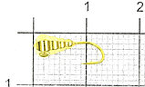 Мормышка Ф 4,0 вольфрамовая "личинка граненая с отверстием". Золото., фото 2