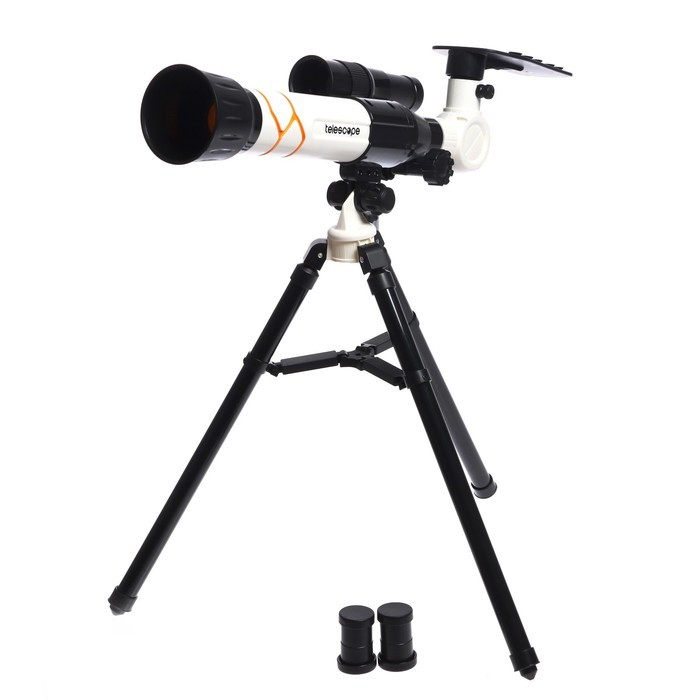 Телескоп детский «Юный астроном», увеличение X20, 30, 40, с держателем для телефона - фото 10 - id-p172415882