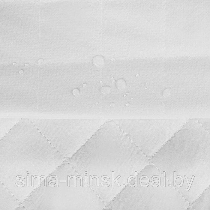 Наматрасник на резинках «Космо», размер 90 х 200 см, цвет белый - фото 3 - id-p172415031