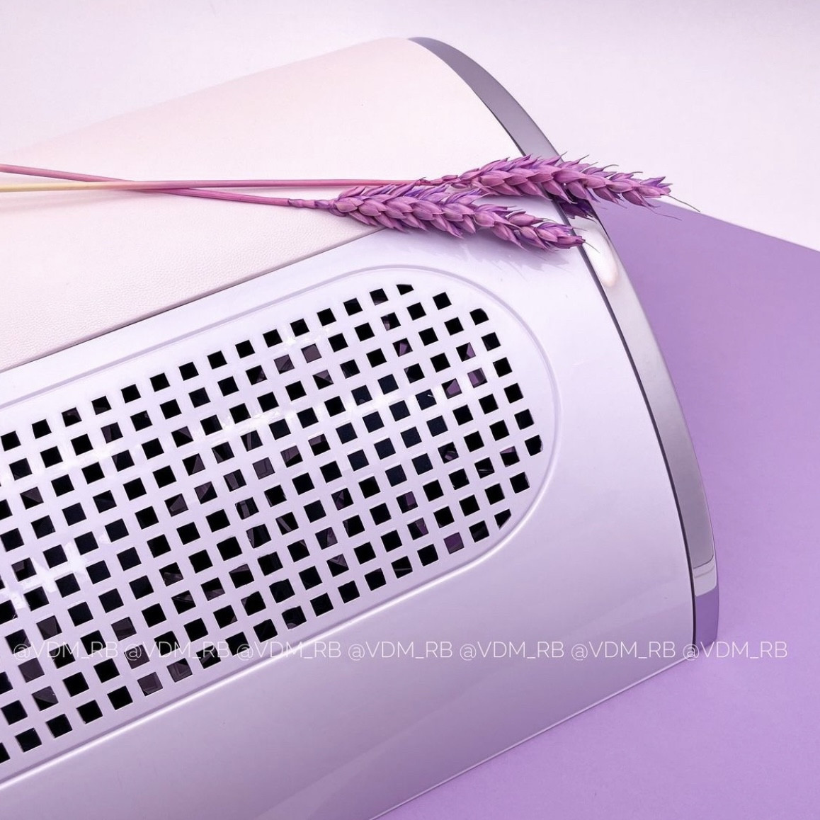 Вытяжка для маникюра Nail Dust Collector 858-5 на две руки 40Wt (белая)