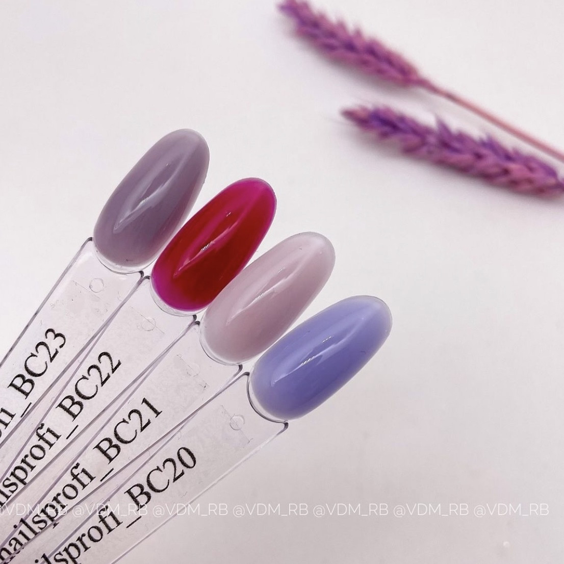 NAILS PROFI №20-23 Каучуковая цветная база для ногтей, 12 мл