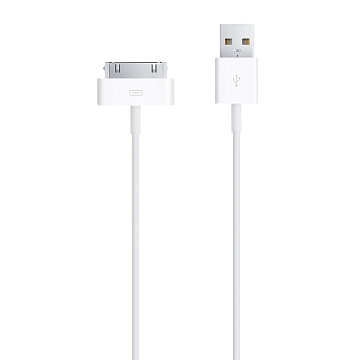 Оригинальный кабель Apple 30-pin - USB MA591ZM/C MA591G/C Белый - фото 1 - id-p172424758