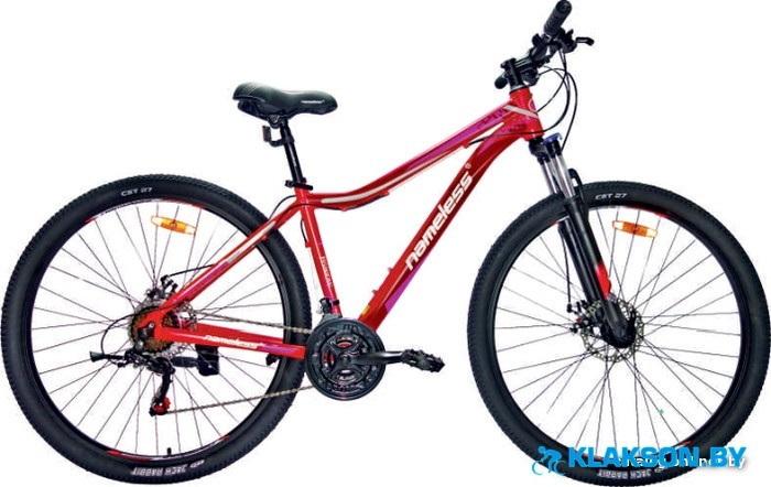 Велосипед Nameless J9500DW 2022 (красный/фиолетовый)