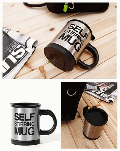Термокружка - мешалка с крышкой Self Stirring Mug (Цвет MIX) 350 мл - фото 8 - id-p172431787
