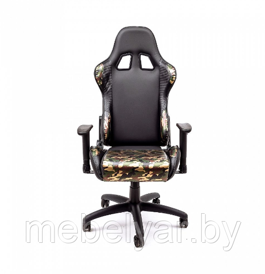 Кресло поворотное MILITARY, ECO, (черный+камуфляж) AksHome - фото 2 - id-p172432163